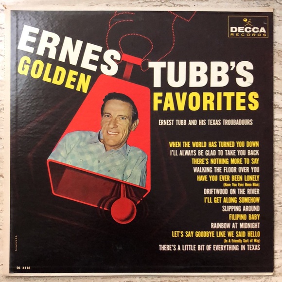 Ernest Tubb Golden Favorites Vinyl Lp '61 - Picture 8 of 9